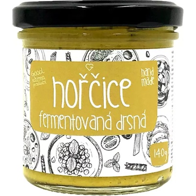 Goodie Horčica fermentovaná drsná 135 g