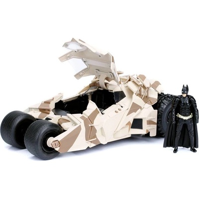 Jada Toys Batman The Dark Knight Diecast Model 2008 Batmobile Camo s figurkou 1:24