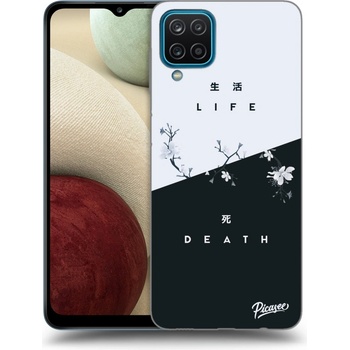 Púzdro Picasee silikónové Samsung Galaxy A12 A125F - Life - Death čierne