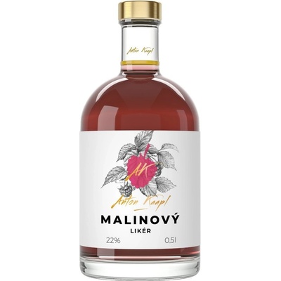 Anton Kaapl Malinový likér 22% 0,05 l (holá láhev)