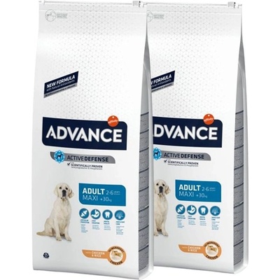 ADVANCE Dog Maxi Adult 2 x 14 кг