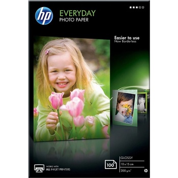 HP Хартия HP Everyday Glossy Photo Paper-100 sht/10 x 15 cm (CR757A)