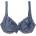 Panos Emporio Бикини Panos Emporio Women's Wave Pattern Balconette Bikinis - Blue