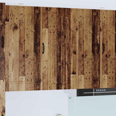 vidaXL Кухненски шкаф Lucca Старо дърво 50 x 31 x 100 см (885133)