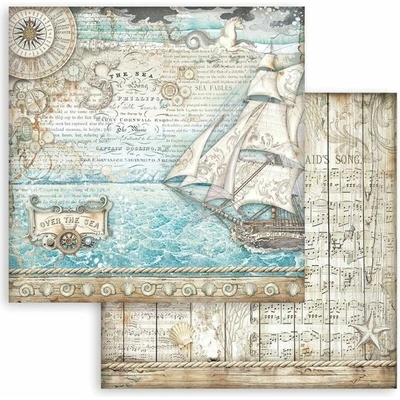 Stamperia Oboustranný papír na scrapbook (1 ks) Moře