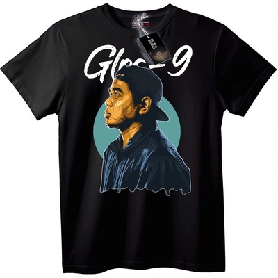 NOONEBRAND Тениска Gloc-9 Music - 7XL, White