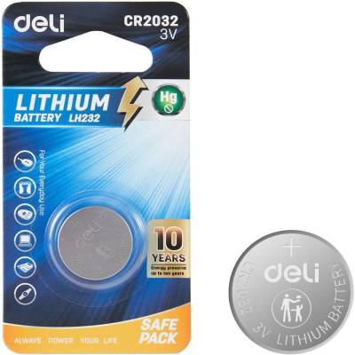 DELI GROUP CO., LTD. Baterie lithiová CR2032 blistr DELI ELH232