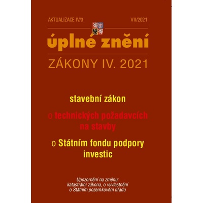 Aktualizace IV/3 Zákon o technických požadavcích na stavby - Kolektív