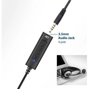 Ewent AC9360, 2.0, USB-A, 3.5 mm, Black (AC9360) Звукови карти