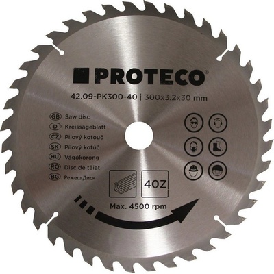 Proteco kotouč pilový SK 300x3.2x30 40z + redukce 30/20 mm 42.09-PK300-40