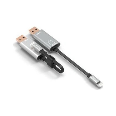 PremiumCord Lightning nabíjací a synchr. kábel, 8pin - USB s čítačkou kariet, 15cm