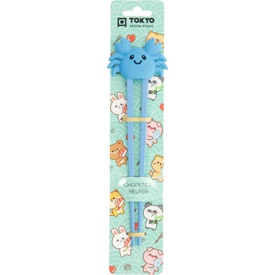 Tokyo Design Studio Dětské hůlky Crab Blue 22 cm