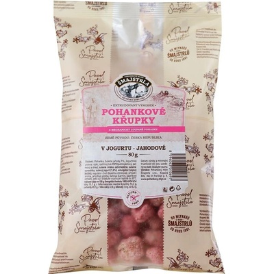 Šmajstrla Pohankové křupky Jahodové 80 g