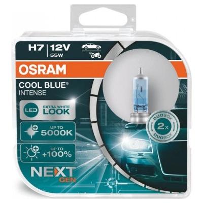 Osram Cool Blue Next Generation H7 12V 55W PX26d Xenon Effect 5000K 2 ks