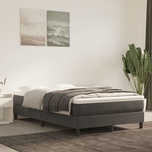 vidaXL Матрак с покет пружини 140 x 210 x 20 см Тъмносиво (4016583)