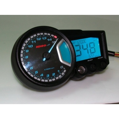 Koso RX2N GP Style univerzální multifunkční digitální měřič BA010100