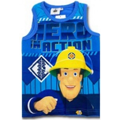 Setino chlapecké bavlněné tričko bez rukávů tílko Požárník Sam modré – Hledejceny.cz