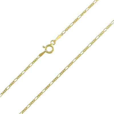 InfinitySilver Stříbrný pozlacený řetízek 1001040G45