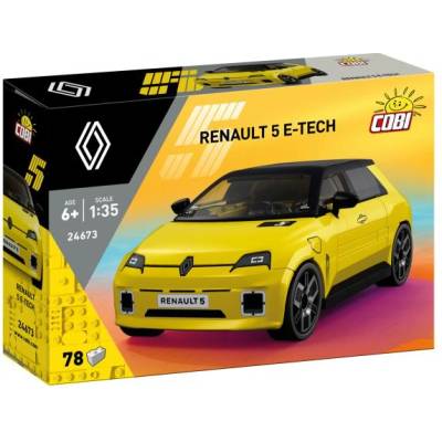 COBI Renault 5 e-tech 1: 35 Жълта