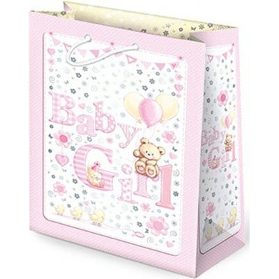 Darčeková taška: Baby Girl - ružová (B) - T-2L-B