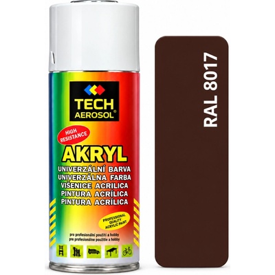 TECH Farba v spreji akrylová RAL 8017 400 ml