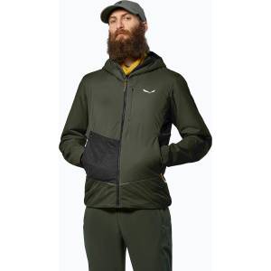 Salewa Мъжко хибридно яке Salewa Pedroc Tirol Wool Air Hybrid dark olive