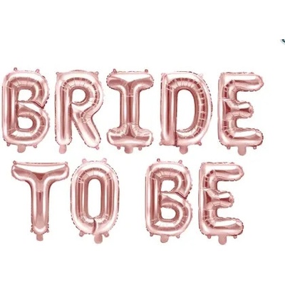 PartyDeco Foliový balón Bride to Be