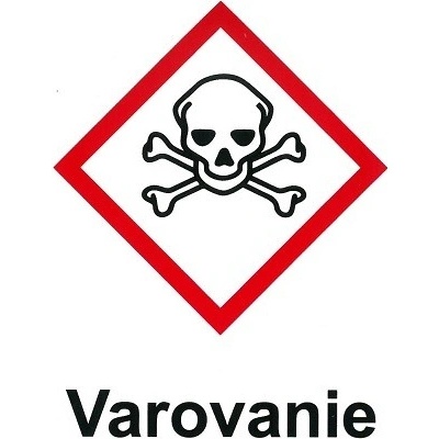 SK - Varovanie - toxický 105x148mm - samolepka