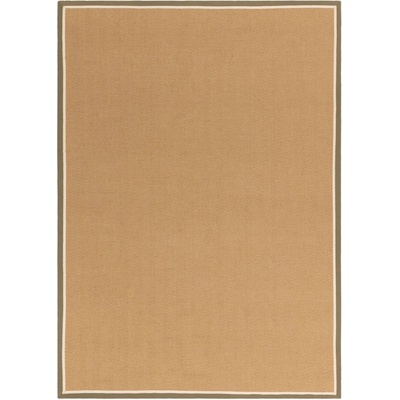 Asiatic Carpets Двустранен ръчно изработен ютен килим в цвят каки/в естествен цвят 240x340 cm Bordo Herringbone Khaki - Asiatic Carpets (BORD240340HKHA)