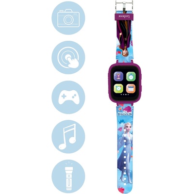 Lexibook Детски смарт часовник Lexibook - Disney Frozen, 8GB памет, с камера (DMW071FZ)