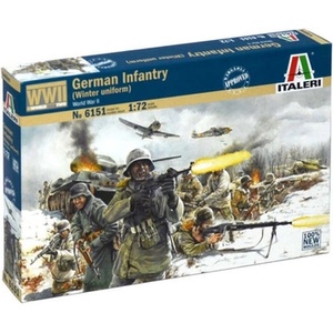 Italeri Italeri: Германски войници от Втората световна война в зимна униформа, 1: 72