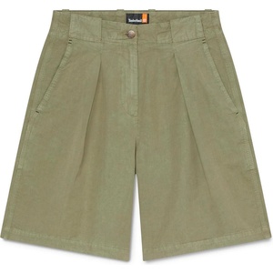 Timberland Дамски къси панталони Timberland Women's Cotton Linen Bermuda Shorts - Cassel Earth - размер 31 (US) (112-4434-0114)
