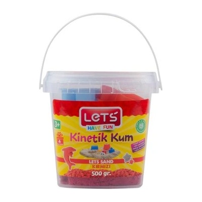 LET'S Кинетичен пясък 500 гр. Let`s L-10161 червен