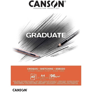 Canson Pad Graduate Sketching Скицник 40 A4 96 g (C400110362)