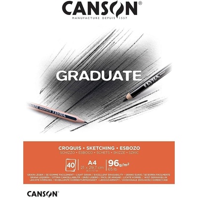 Canson Pad Graduate Sketching Скицник 40 A4 96 g (C400110362)