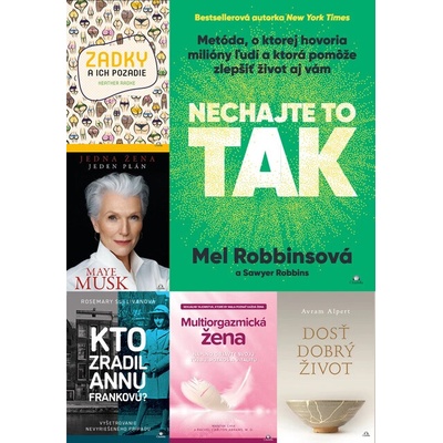 Nechajte to tak + ďalších 5 kníh - Mel Robbins
