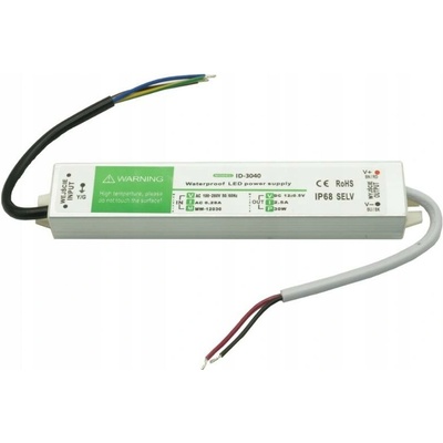 Napájecí zdroj pro LED pásky a pásky vodotěsné - 12V / 2,5A / 30W