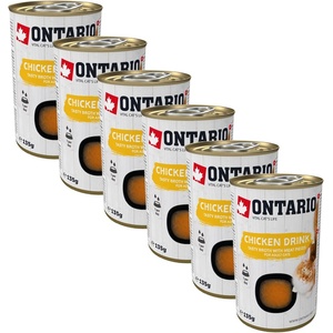 ONTARIO Cat пилешки напиток 6 x 135 г