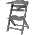 KikkaBoo Дървен стол за храненe Nordy Dark Grey