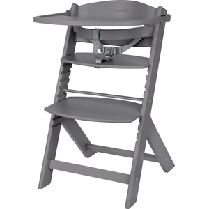 KikkaBoo Дървен стол за храненe Nordy Dark Grey