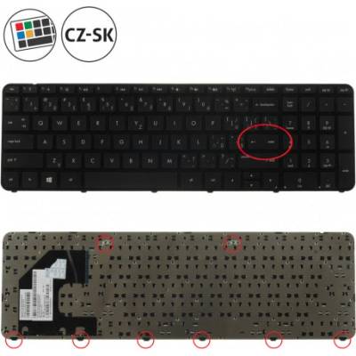 HP 15 klávesnice