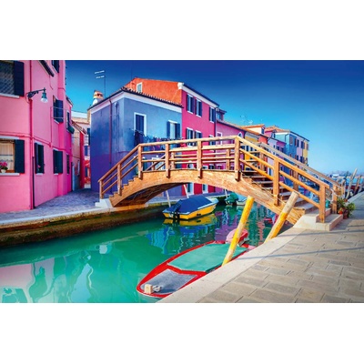 DIMEX ART Флизелинов фототапет къщи в бурано 375 x 250 см