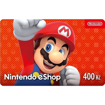 Nintendo dárkový poukaz 400Kč