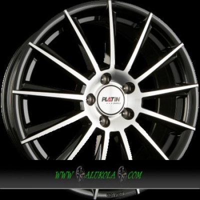 Platin P74 7x17 5x112 ET51 black polished