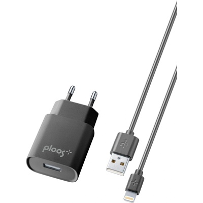 Ploos Зарядно за ел. мрежа 220V за iPhone Ploos, MFI, 1A