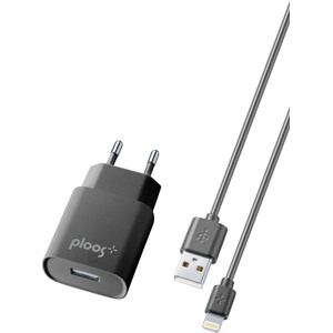 Ploos Зарядно за ел. мрежа 220V за iPhone Ploos, MFI, 1A
