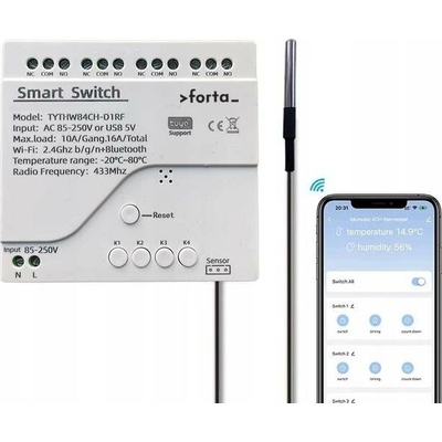TUYA WiFi RF433 DS18B20 NC NO