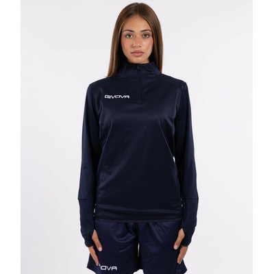 Maglia Tecnica Half Zip modrá