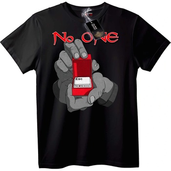 NOONEBRAND Тениска No One Esc Клавиш - L, White