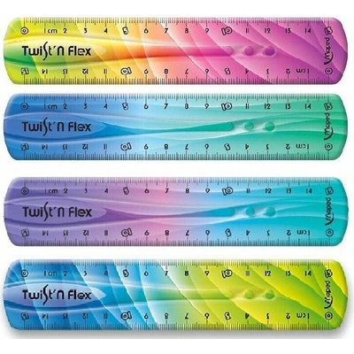 Maped pravítko Twist'n Flex dúhové 15 cm 279115